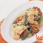 韭菜胡桃肉炒鸡蛋