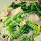菠菜炒粉丝