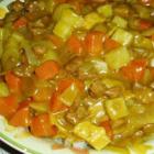 咖喱牛肉什锦饭