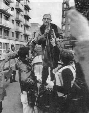 法国著名作家让&middot;保罗&middot;萨特去世